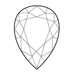 Diamond Shape Pear
