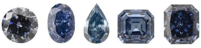 Blue Diamonds - Stunning Blue Diamonds