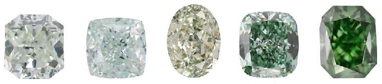 Green Diamonds - Stunning Green Diamonds