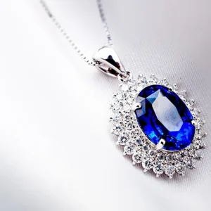 A Beautiful Blue Sapphire Pendant