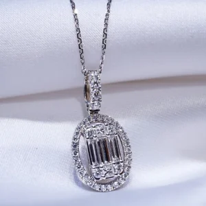 Baguette Diamond Pendant