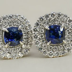 Blue Sapphire Studs