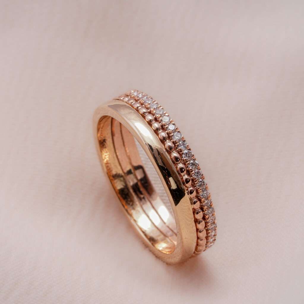 Diamond Gold Ring - Eco-Friendly Jewelry