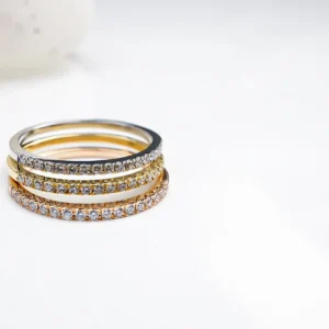 Diamonds Stacked Ring