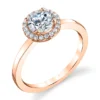 Eternal Diamond Halo Engagement Ring