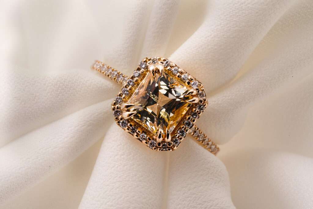 Gemstone Diamond Ring - Birthstone Jewelry