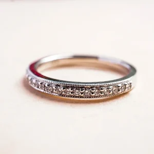 Half Eternity Diamond Wedding Band