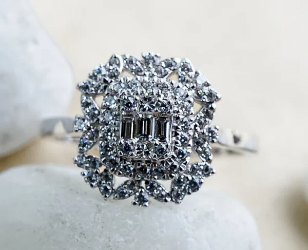 Icon Cushion Cut Diamond Engagement Ring