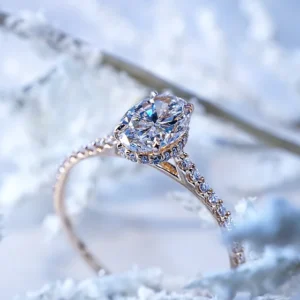 Oval Diamond Forever Engagement Ring