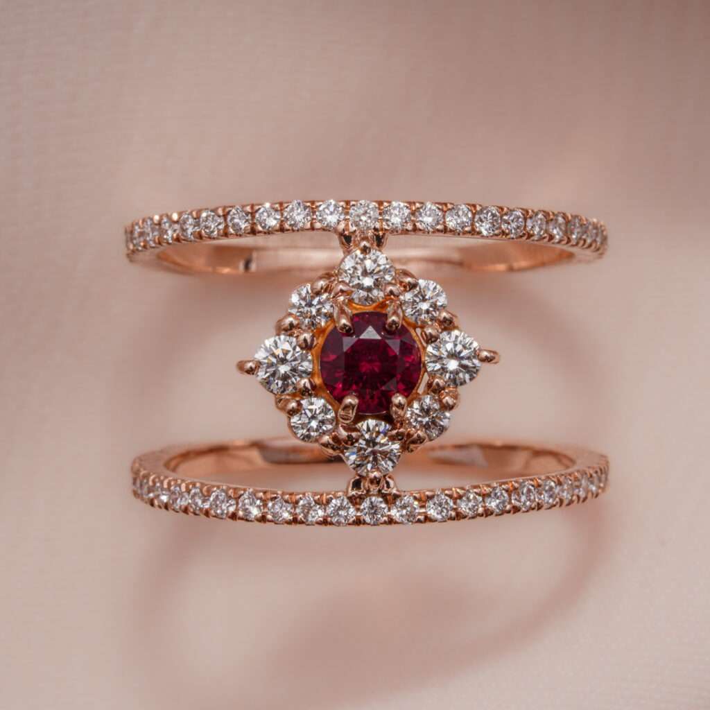Ruby Diamond Ring - Custom Jewelry