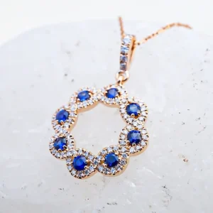 Stunning Blue Sapphire Pendant