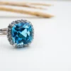 Swiss Blue Topaz Ring 2