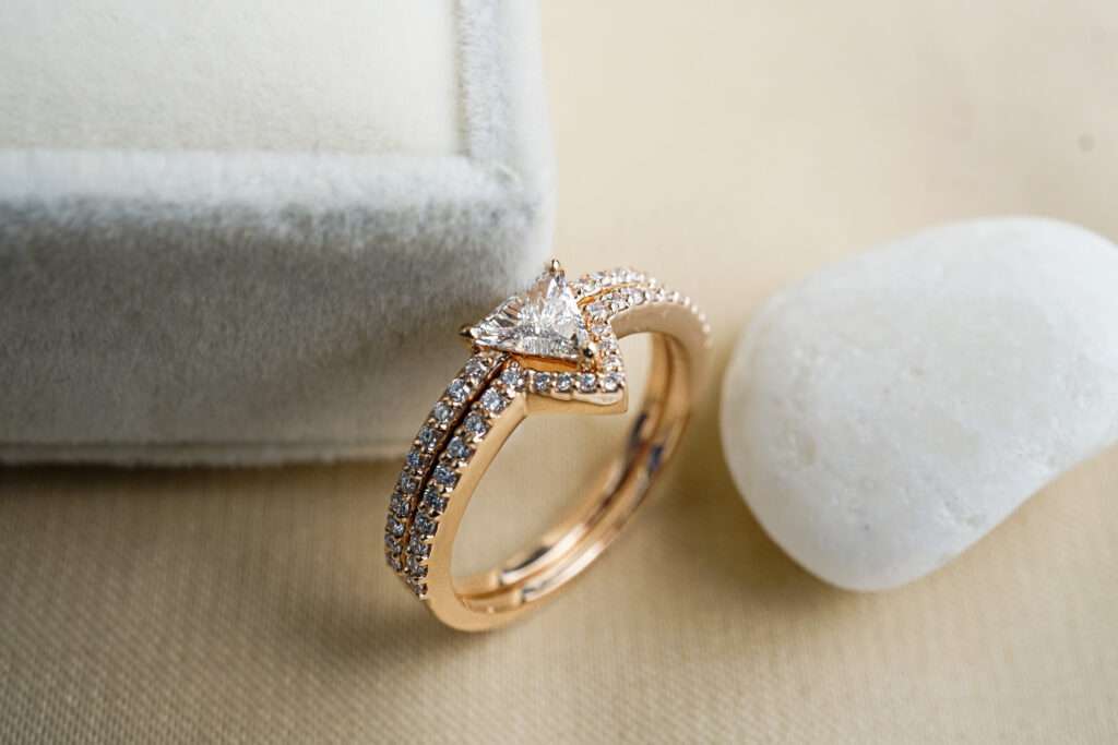 Trilliant Diamond Ring - Cubic Zirconia