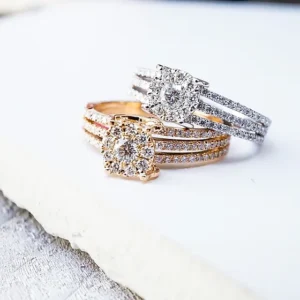 True Romance Triple Layered Diamond Ring