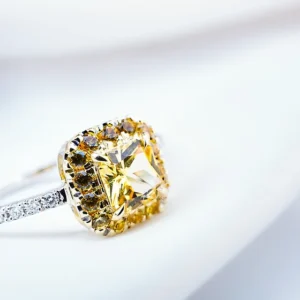 Yellow Sapphire Engagement Ring