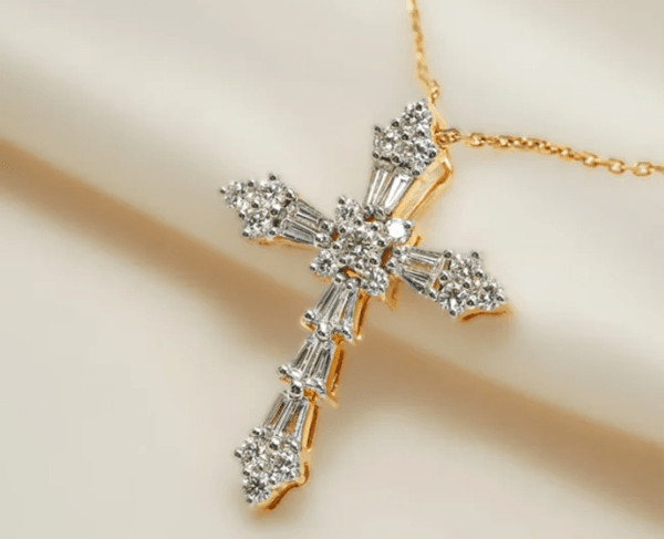 Eternal Grace Diamond Cross Necklace