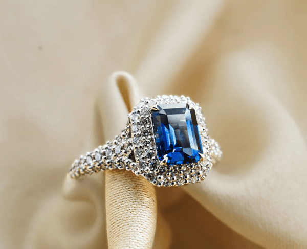 Ethereal Azure Brilliance Ring