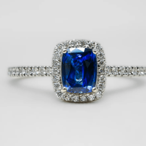 Ethereal Elegance Sapphire Engagement Ring