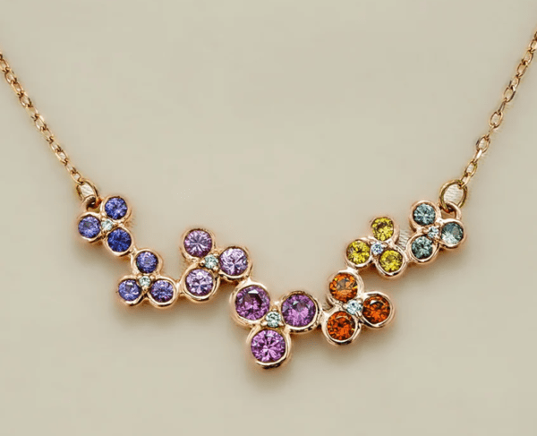 Radiant Spectrum Sapphire Necklace (2)