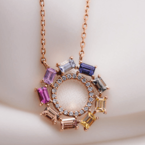 Rainbow Dreams Floating Necklace