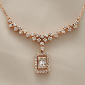 Rose Radiance Diamond Dangler