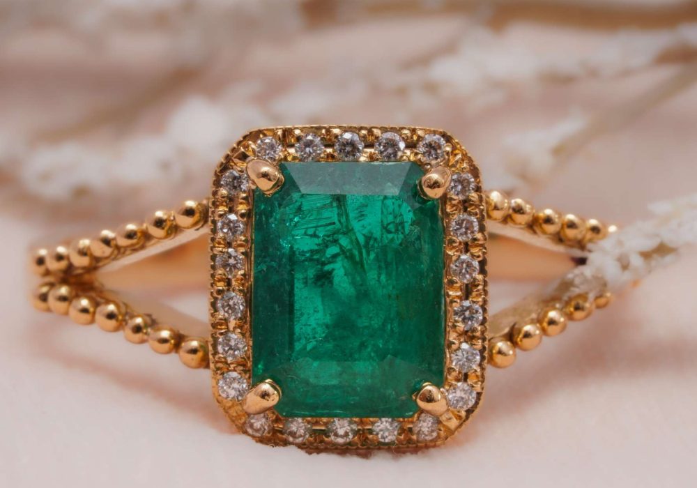 Emeralds - A Spectacular Emerald Diamond Ring