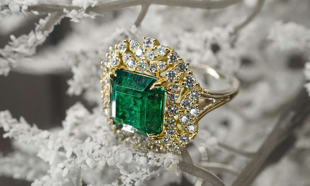 Emeralds - A Stunning Emerald Diamond Ring