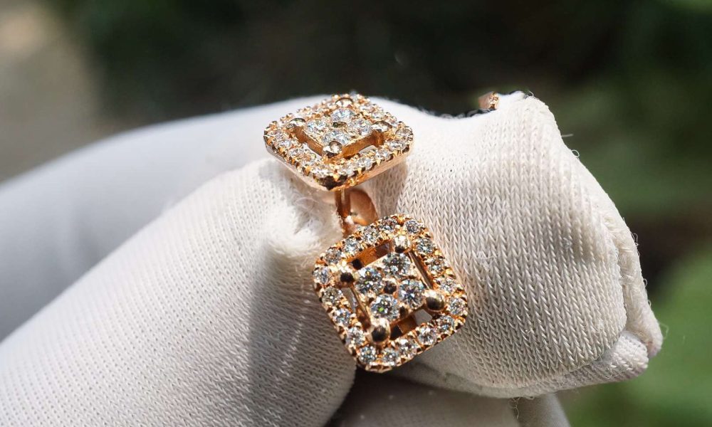 Radiant Cut Diamonds - Brilliant Diamond Earrings